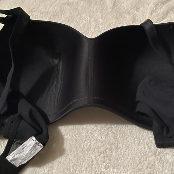 Warner’s Bra 40DD Wire-free DD Black NWOT - Picture 3 of 4